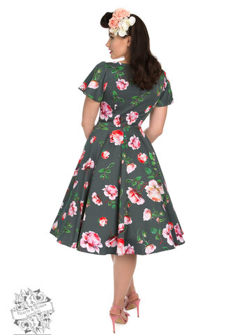 Obrázok produktu Retro pin up šaty Milovníčka kvetov