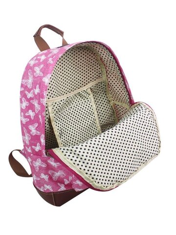 Hľadáte originálny a nezvyčajný darček? Obdarovaného zaručene prekvapí Ruksak Pink glitter butterfly