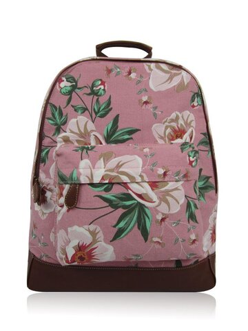 Obrázok produktu Ružový ruksak s jedným vreckom Floral