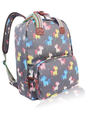 Potěšte se tímto kouskem Dedoles Šedý batoh na notebook Pohádkoví jednorožci
