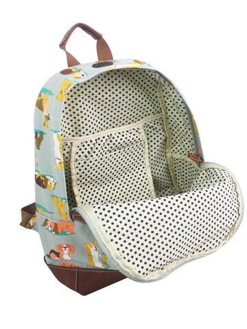 Tip na darček Šedý ruksak Psíky