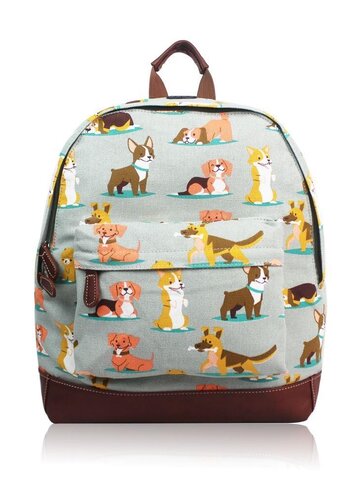 Výnimočný darček od Dedoles Šedý ruksak Psíky