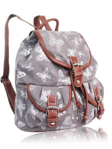 Výpredaj Šedý vak Motýlí motív