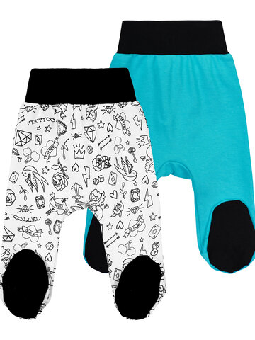 Sleva Set dupačkové kalhoty pro děti Tetování