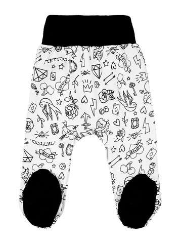 Výjimečný dárek od Dedoles Set dupačkové kalhoty pro děti Tetování