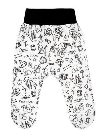 Foto Set dupačkové kalhoty pro děti Tetování