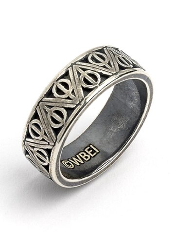 Kedvezmény Harry Potter ezüst gyűrű A halál ereklyéi