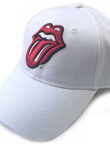 ОТСТЪПКА Бяла шапка с козирка The Rolling Stones Men's Classic Tongue