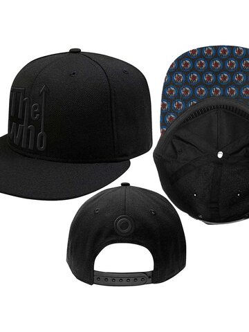 Výjimečný dárek od Dedoles Černá kšiltovka The Who Men's Arrow Logo
