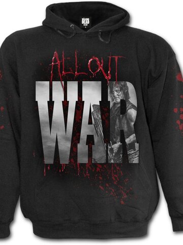 Kedvezmény Kapucnis pulóver The Walking Dead All out war