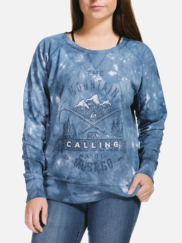 Výnimočný darček od Dedoles Felpa blu da donna Chiamata dalla montagna