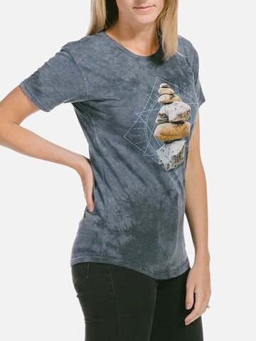 Foto Damska koszulka tri-blend Równowaga 