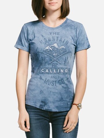 Pre dokonalý a originálny outfit Dámske tri-blend tričko Volanie z hôr