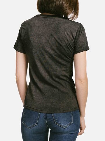 Pre dokonalý a originálny outfit Damska koszulka tri-blend Ognisty jednorożec