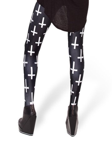 Lifestyle foto Дамски еластичен клин Бял кръст