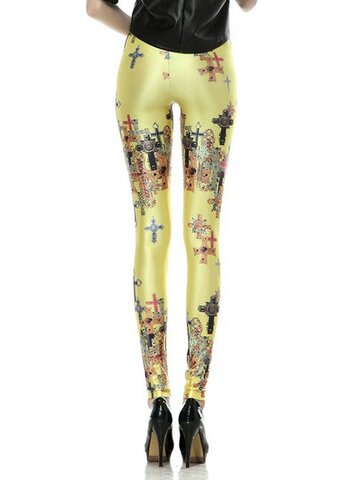 Tip na darček Дамски еластичен клин Цветен кръст