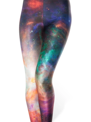 Foto Dámské elastické legíny Galaxie