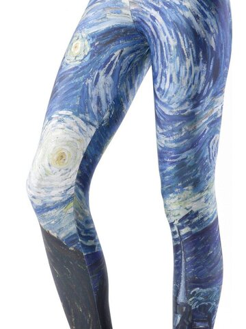 Potešte sa týmto kúskom Dedoles Дамски еластичен клин Звездна нощ