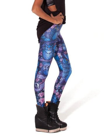 Výpredaj Дамски еластичен клин Нощна сова