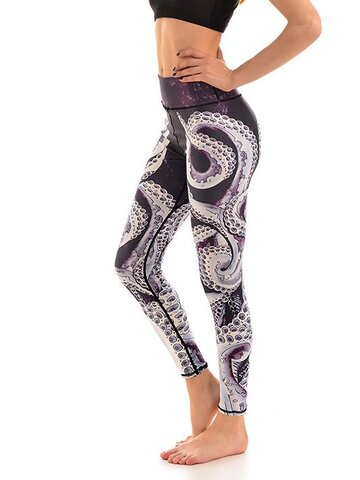 Tip na darček Dámske športové elastické legíny Chobotnica