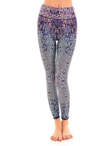 Potešte sa týmto kúskom Dedoles Ladies' Sport Elastic Leggings Mosaic