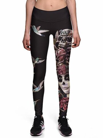 Potešte sa týmto kúskom Dedoles Дамски спортен еластичен клин Женски череп