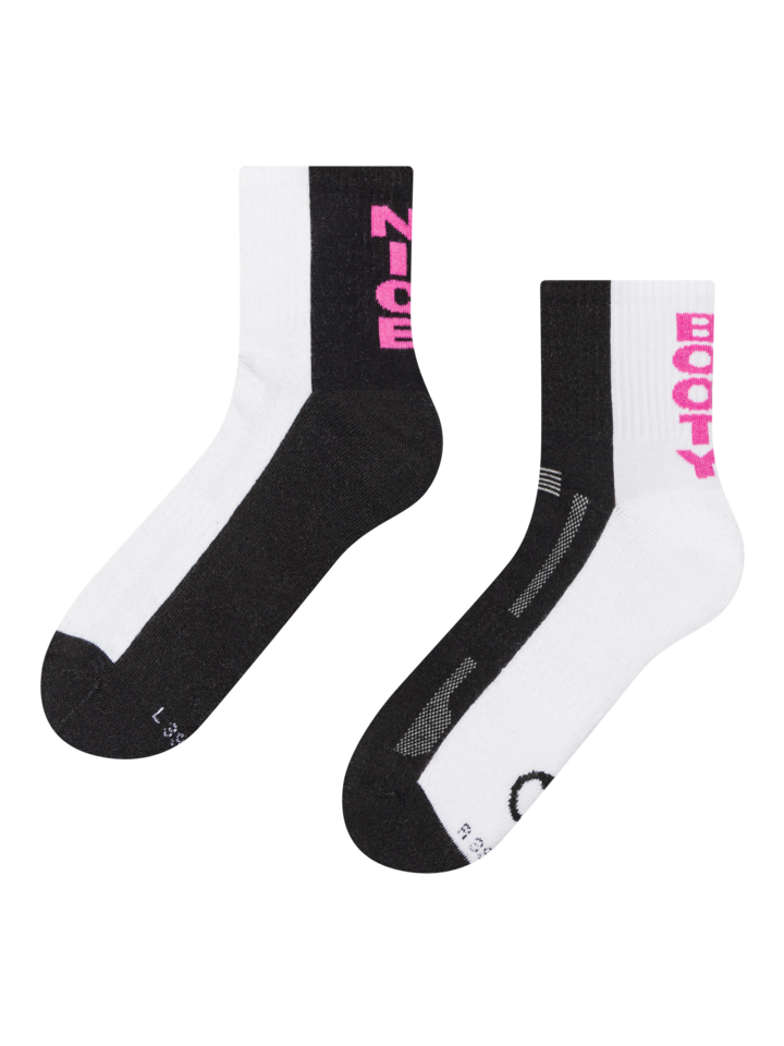 Calzini in Cotone Biologico Pied de Poule Grigio Scuro di Veraluna