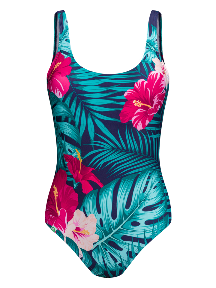 Maillot de bain une pièce rigolo Paradis tropical Dedoles