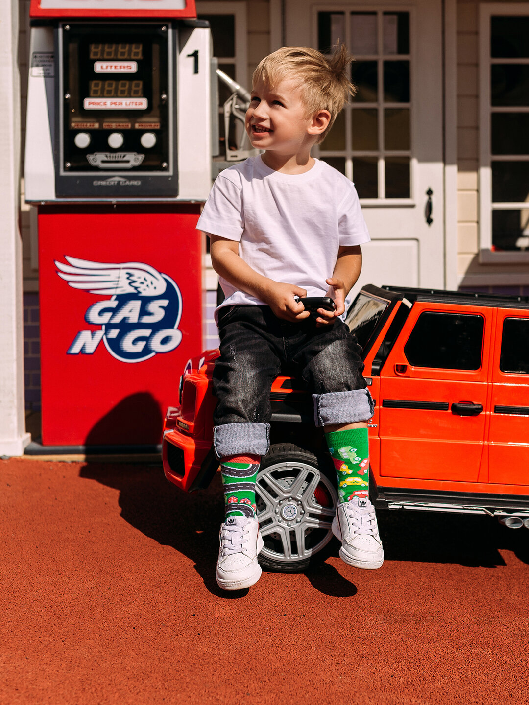 Soft Brown Socks For Baby In Car Design main image 1