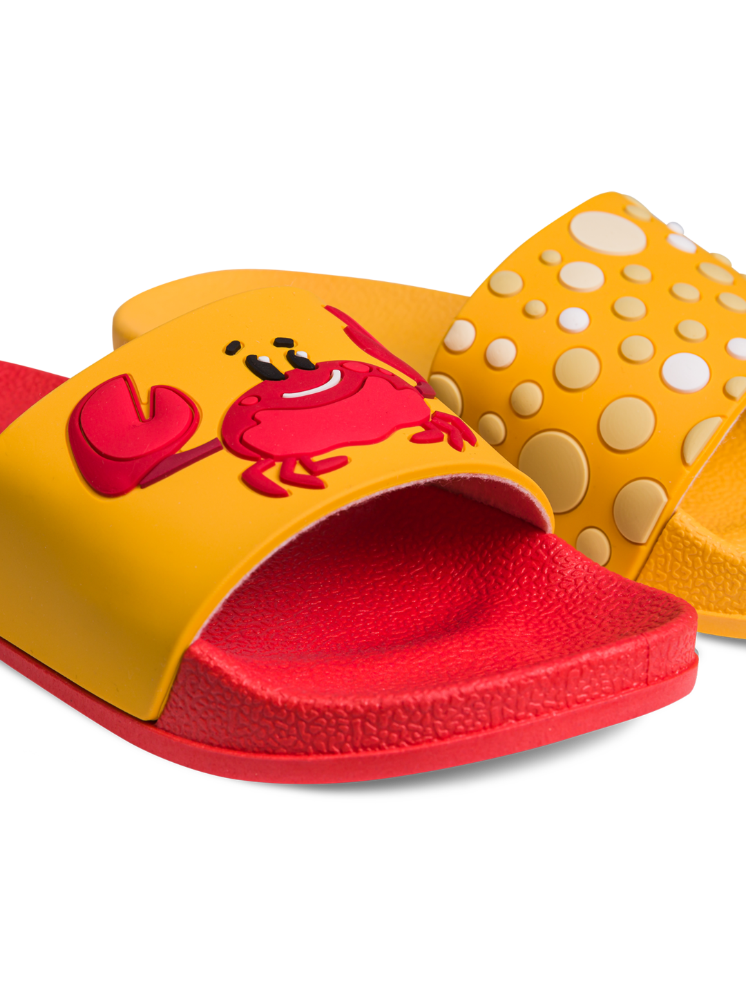 Chanclas infantiles alegres Cangrejo feliz Dedoles