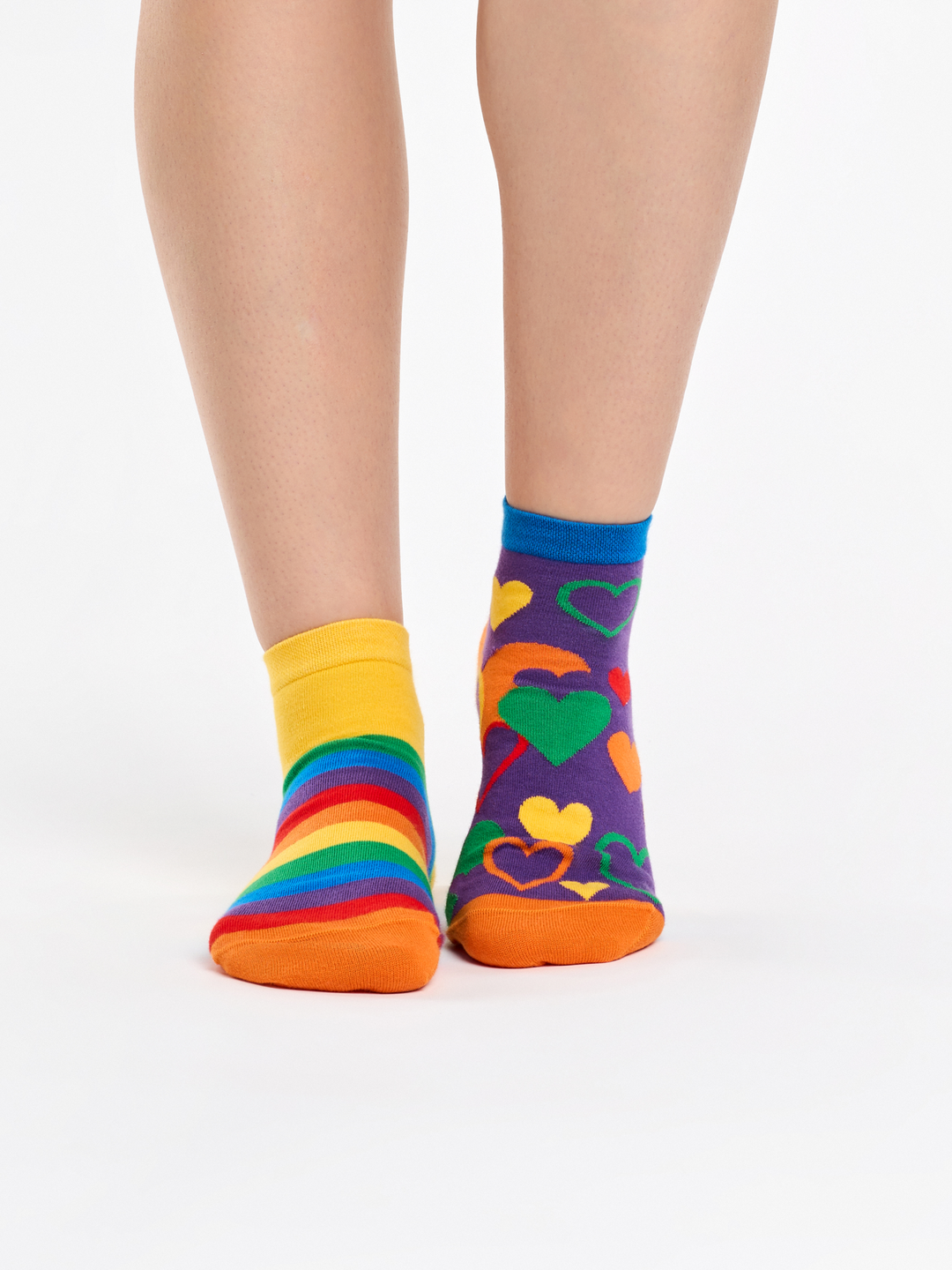 Socquettes rigolotes Amour multicolore | Dedoles