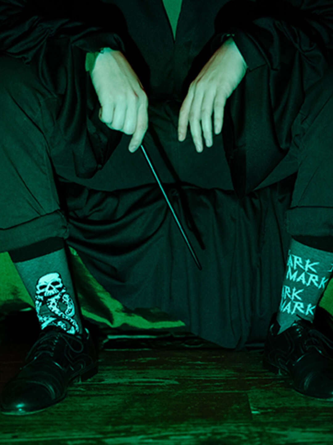 Chaussettes rigolotes Harry Potter ™ Marque des ténèbres Dedoles