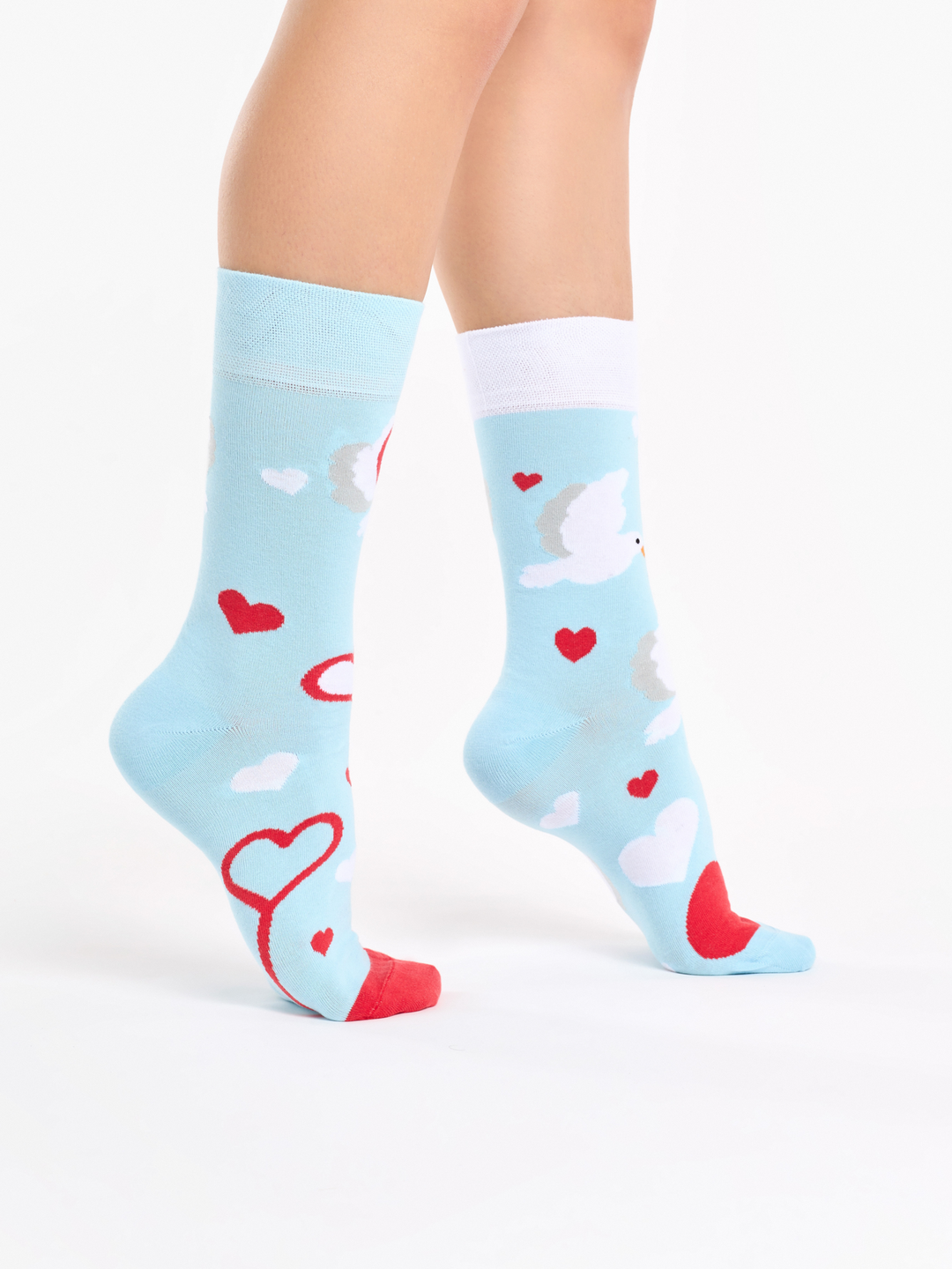 Regular Socks White Doves Dedoles