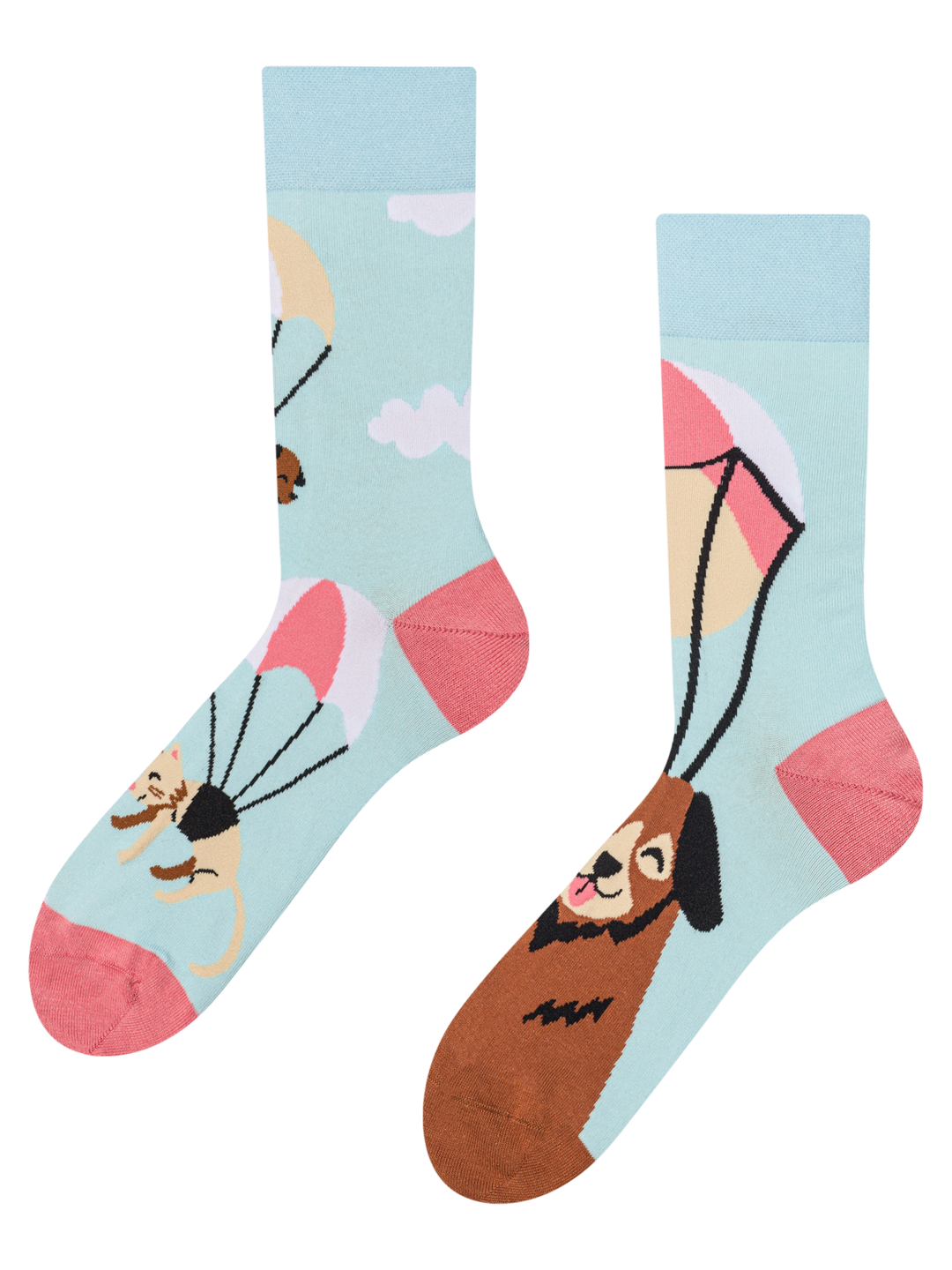 4 Paar Katzensocken Für Frauen - Lustige Cat Socken In Weiß & Schwarz