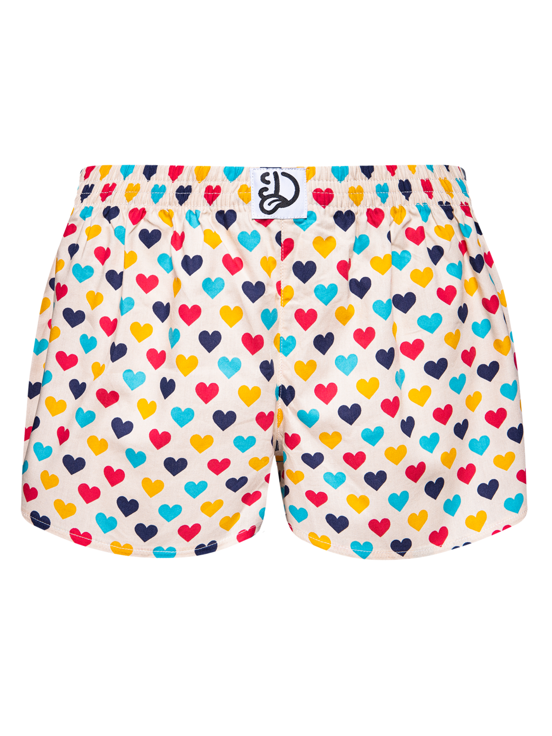 Women's Boxer Shorts Colourful Hearts Dedoles