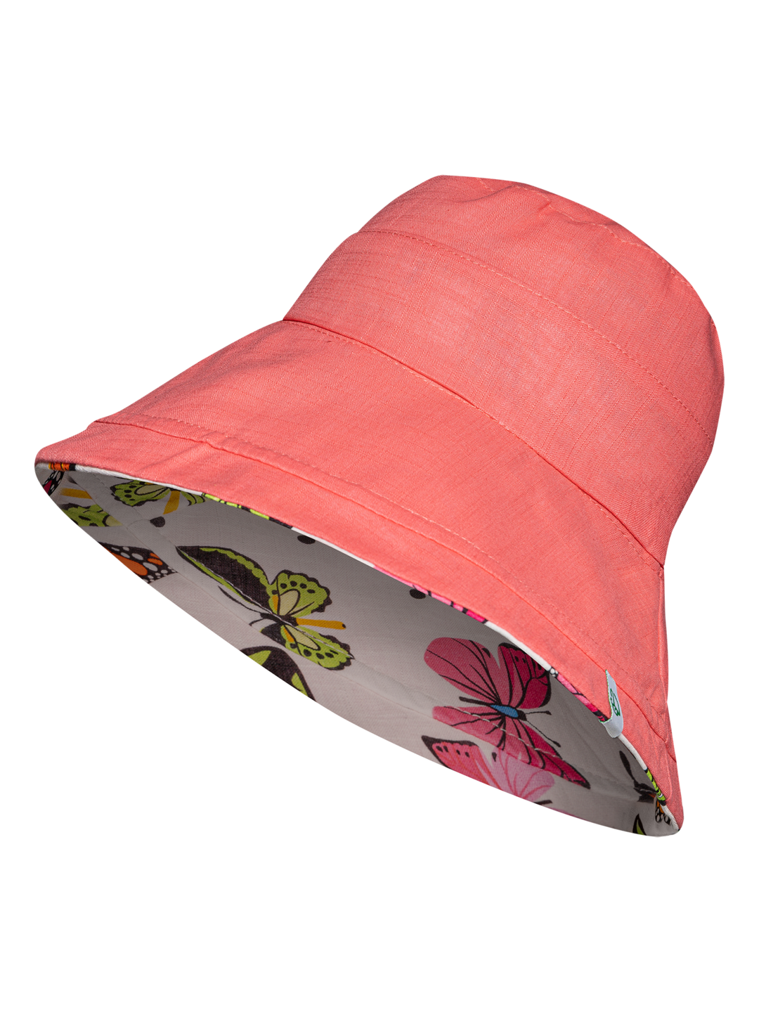 Women's Bucket Hat Colourful Butterflies Dedoles