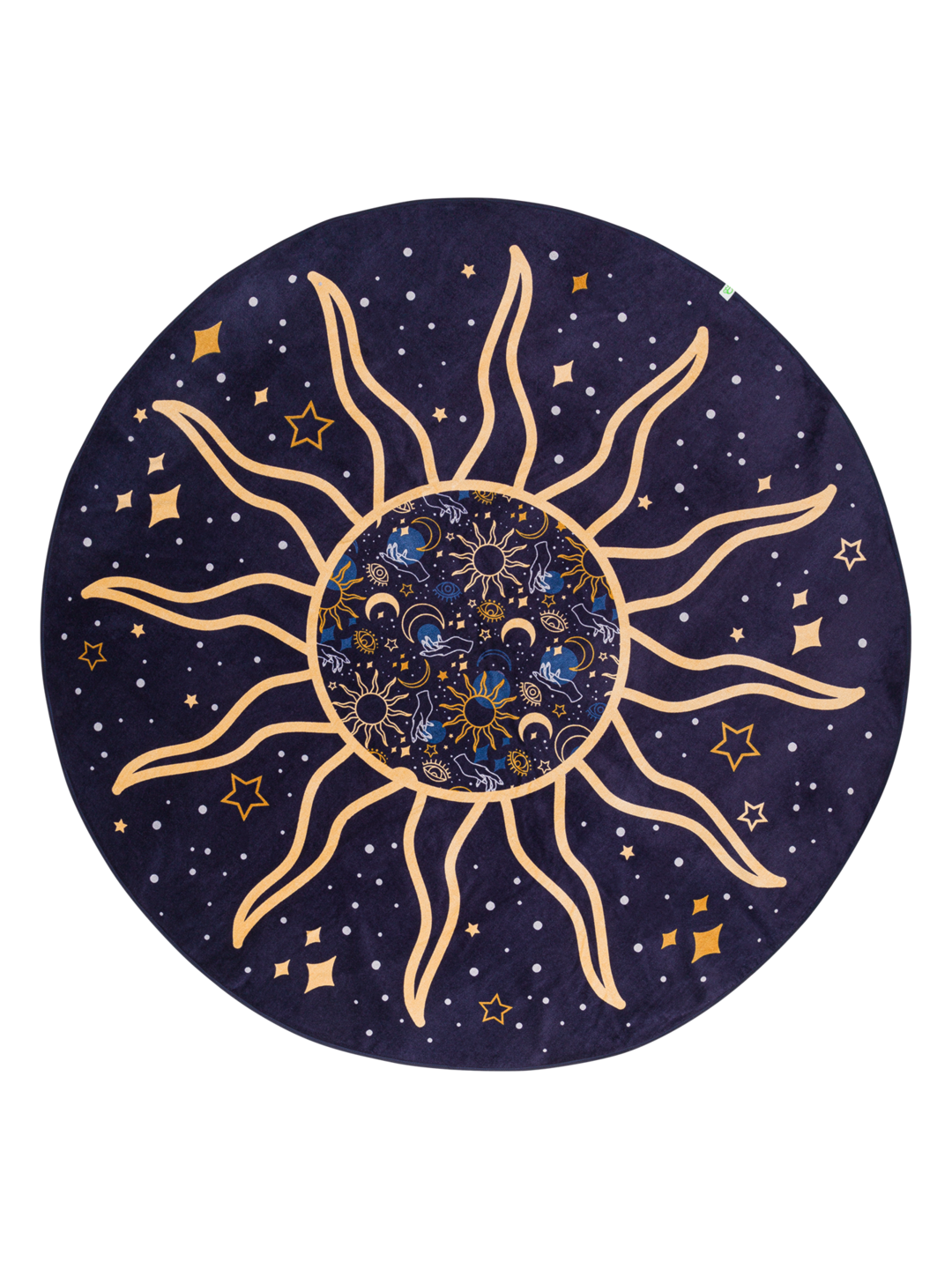 Round Beach Towel Mystic Sky Dedoles