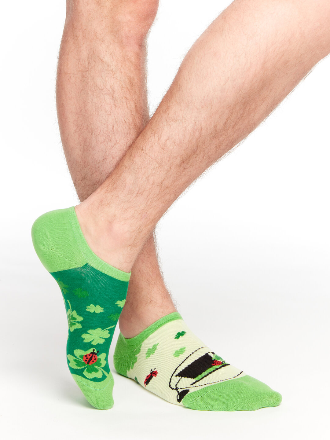 Lustige Sneakersocken Vierblättriger Glücksklee Dedoles