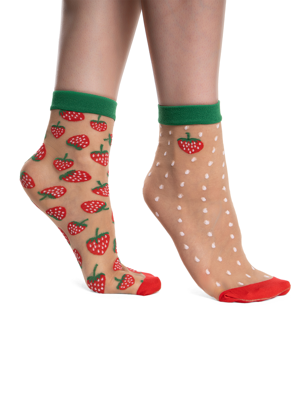 Nylon Socks Strawberry Dedoles