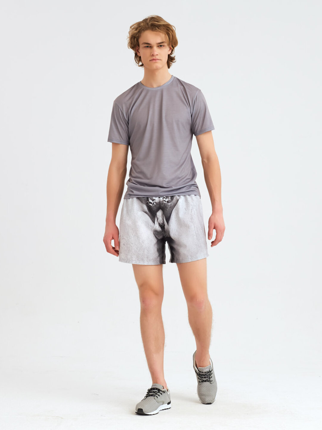 Men's Swim Shorts Statue of David Dedoles