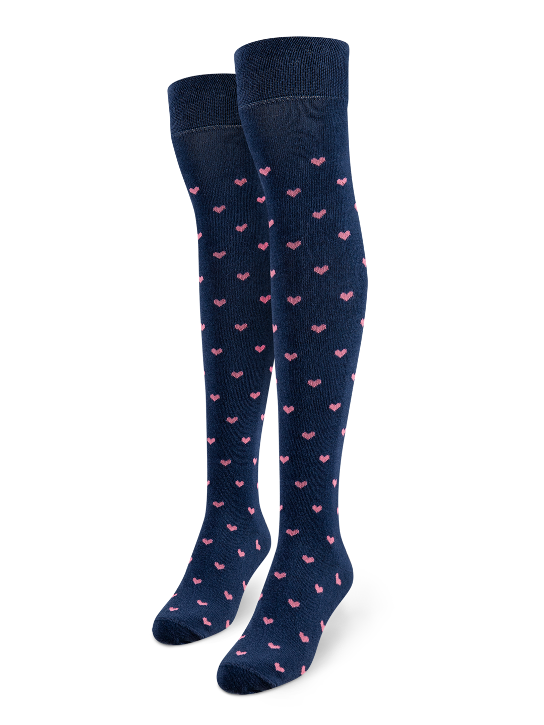 Over the Knee Socks Pink Hearts Dedoles
