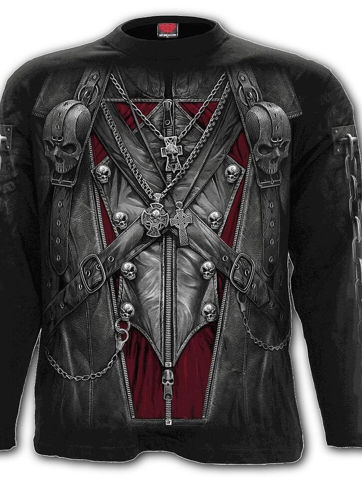 Hledáte originální a neobvyklý dárek? Obdarovaného zaručeně překvapí Tričko s dlouhým rukávem Spiral Direct Strapped