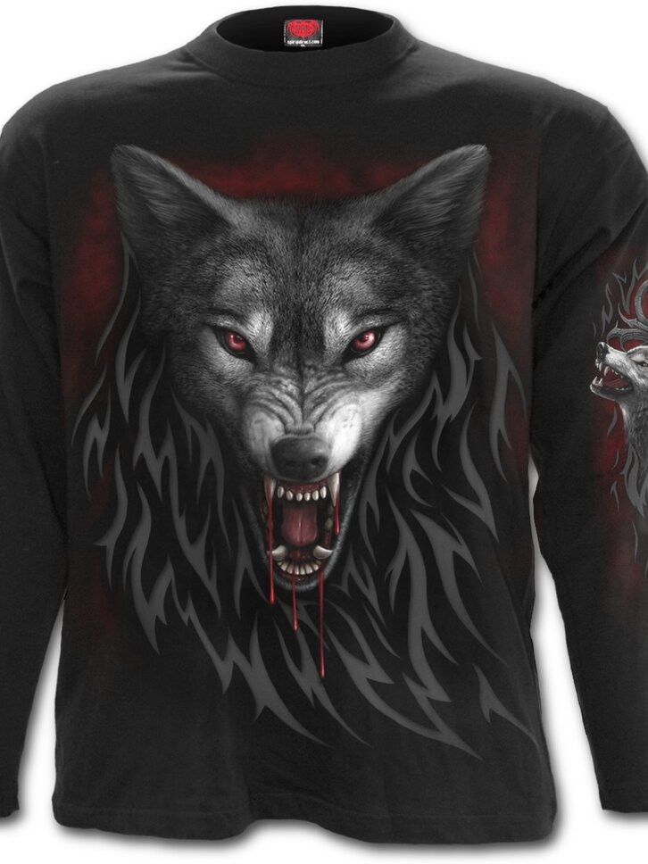 Tip na darček Dlhý rukáv Zúrivý vlk