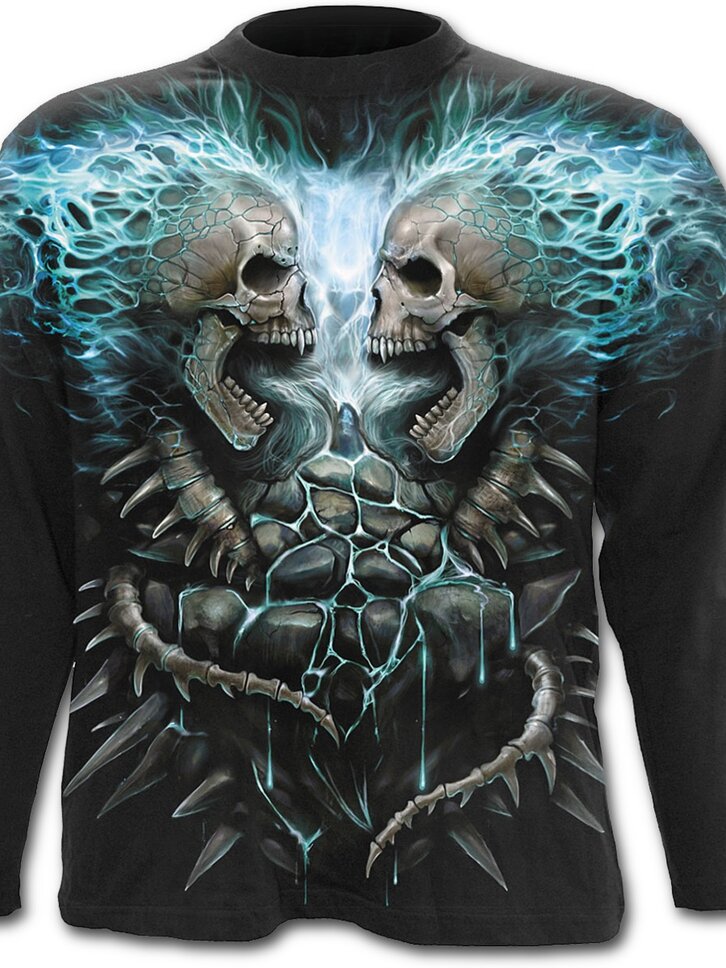 Zľava Long Sleeve Blue Flame
