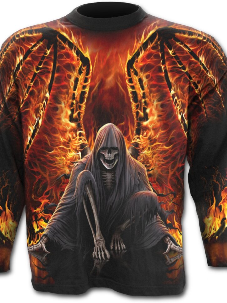 Hľadáte originálny a nezvyčajný darček? Obdarovaného zaručene prekvapí Long Sleeve Fiery Wings