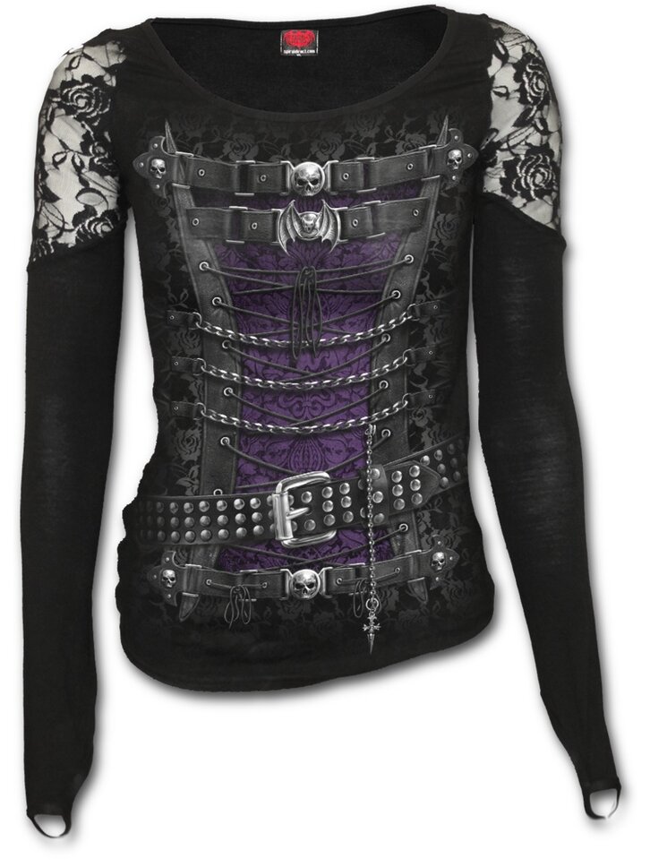 Potešte sa týmto kúskom Dedoles Ladies' T-shirt with Lace on Shoulders Corset