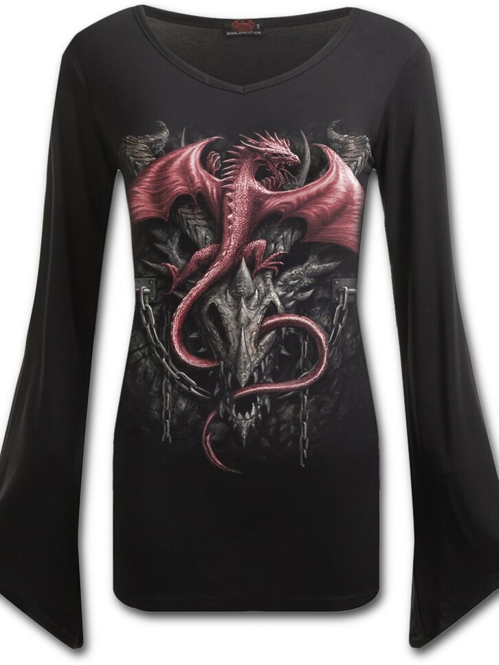 Výprodej Dámské tričko Dračí zvědavost