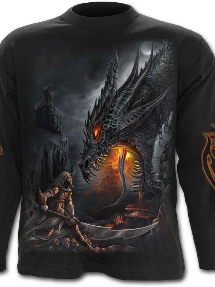 Výnimočný darček od Dedoles Tričko s dlhým rukávom Drakobijec