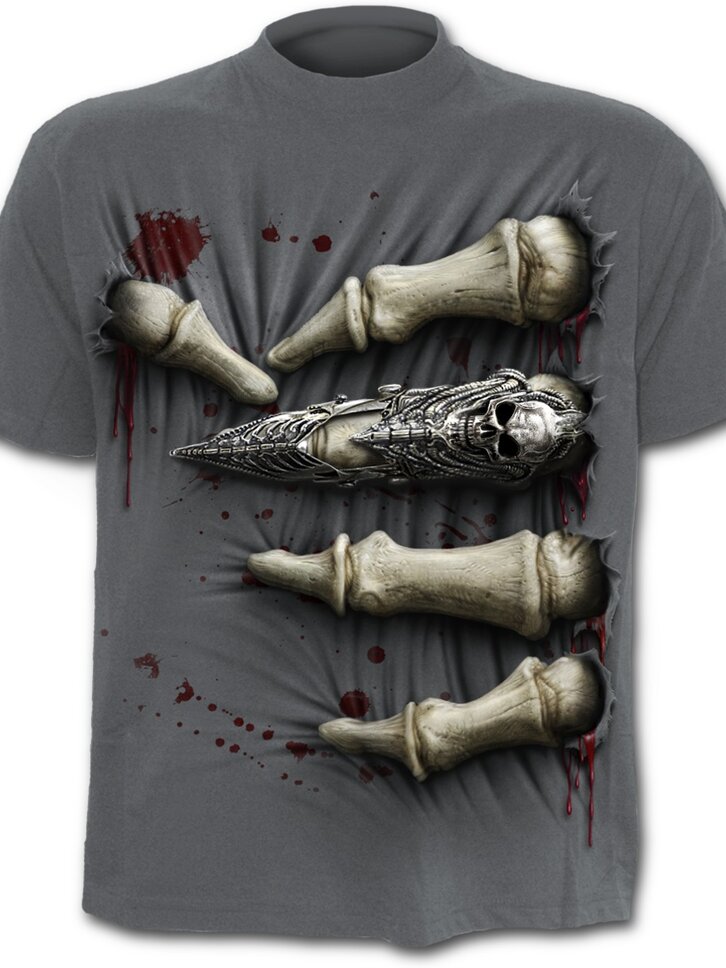 ZNIŻKA T-Shirt Grey Death Grip