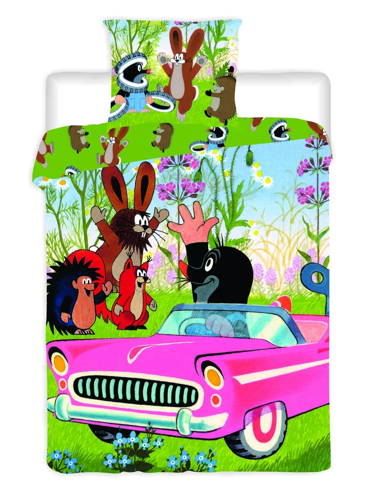 Potěšte se tímto kouskem Dedoles Povlečení Krtek v autě